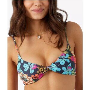ONeill Reina Tropical Malibu Top XXL D Cup Bralette Style Vibrant Floral Print